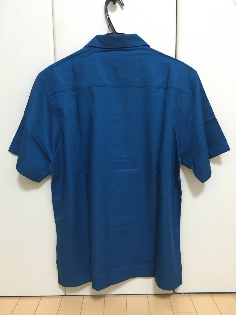CARHARTT WIP 23SS S/S Delray Shirt Amalfi Wax M カーハート シャツ 半袖 オープンカラー 開襟 ブルー 青 ホワイト 白 I031465_画像2