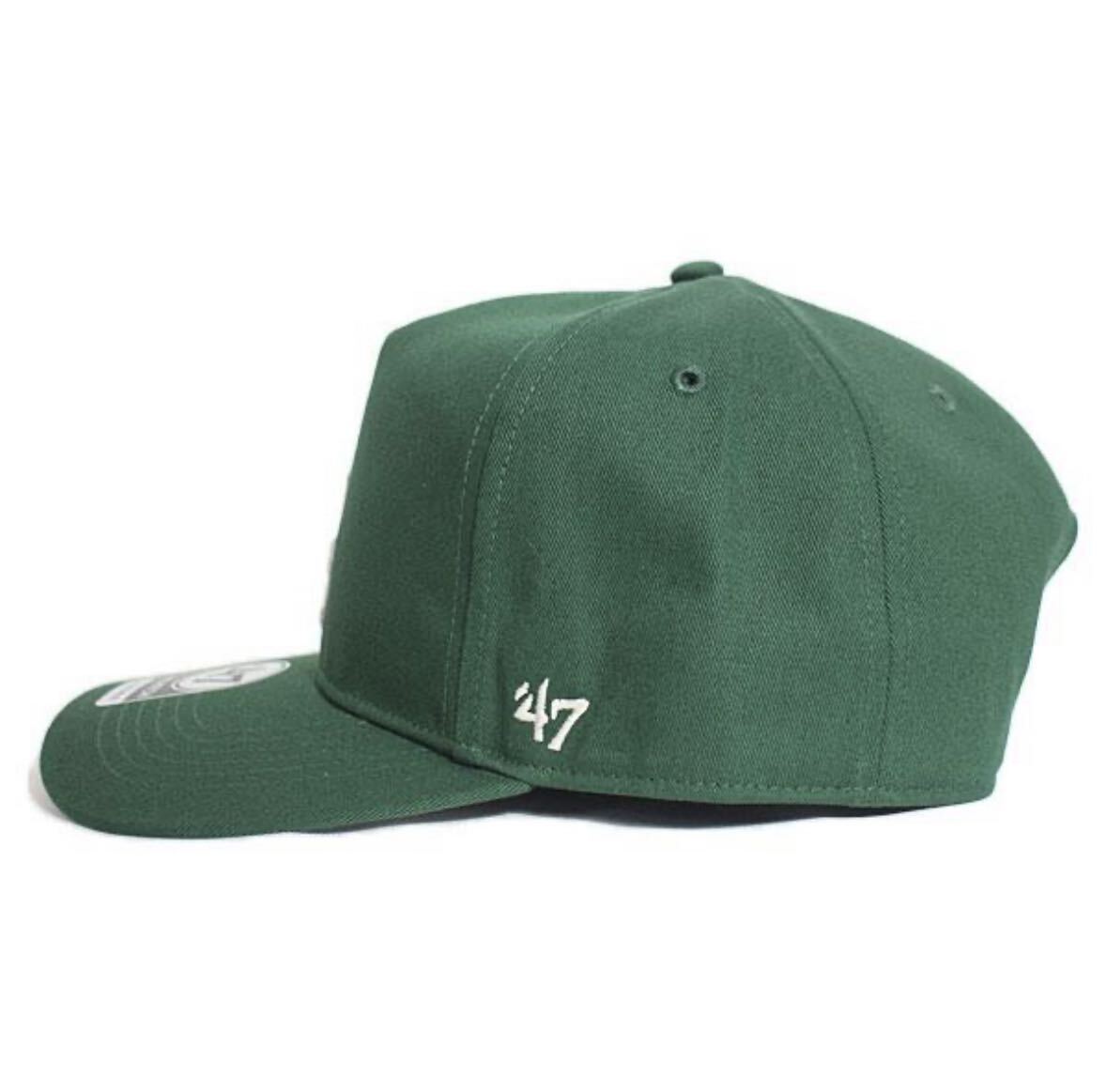 新品47 ドジャース HITCH 5パネル ヒッチ ベースボールキャップ緑　帽子_画像2