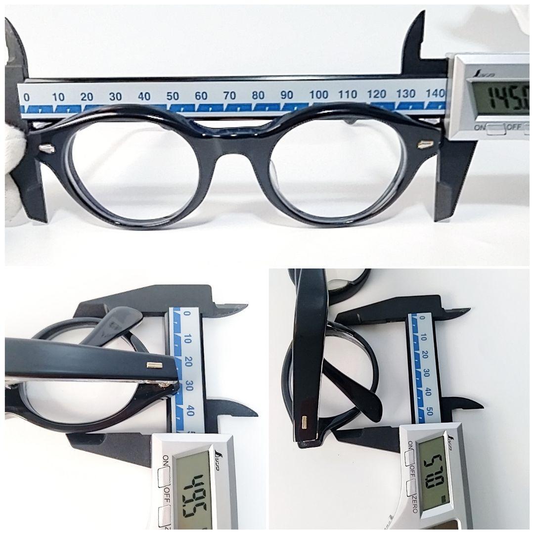 新品　タグ付き　ジュールドランゲージ 　日本製 フレーム 眼鏡　サングラス　ラスト１点　黒2_画像6
