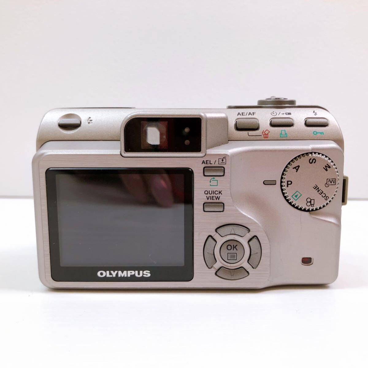 145【中古】OLYMPUS CAMEDIA C-70 ZOOM コンパクトデジタルカメラ シルバー デジカメ オリンパス カメディア 動作未確認 現状品の画像4