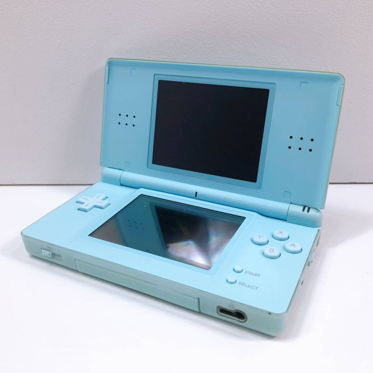 316【中古】Nintendo DS Lite 本体 USG-001 アイスブルー ニンテンドー DS ライト 任天堂 タッチペン付き 動作確認 初期化済み 現状品の画像1