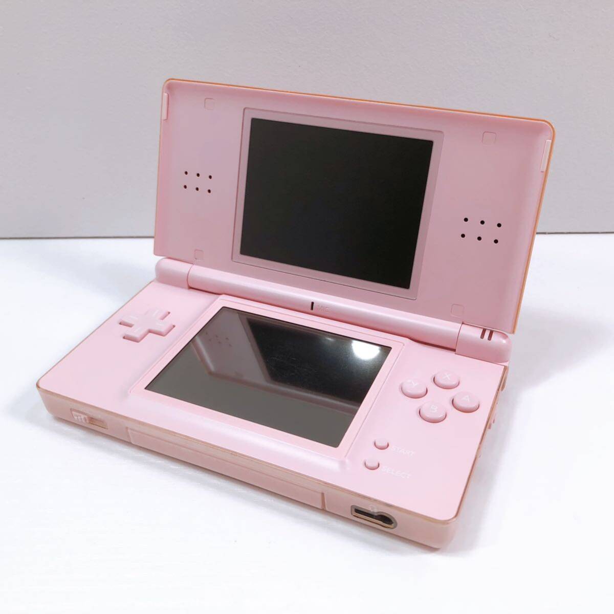 317【中古】Nintendo DS Lite 本体 USG-001 ピンク ニンテンドー DS ライト 任天堂 タッチペンなし 動作確認 初期化済み 現状品の画像1