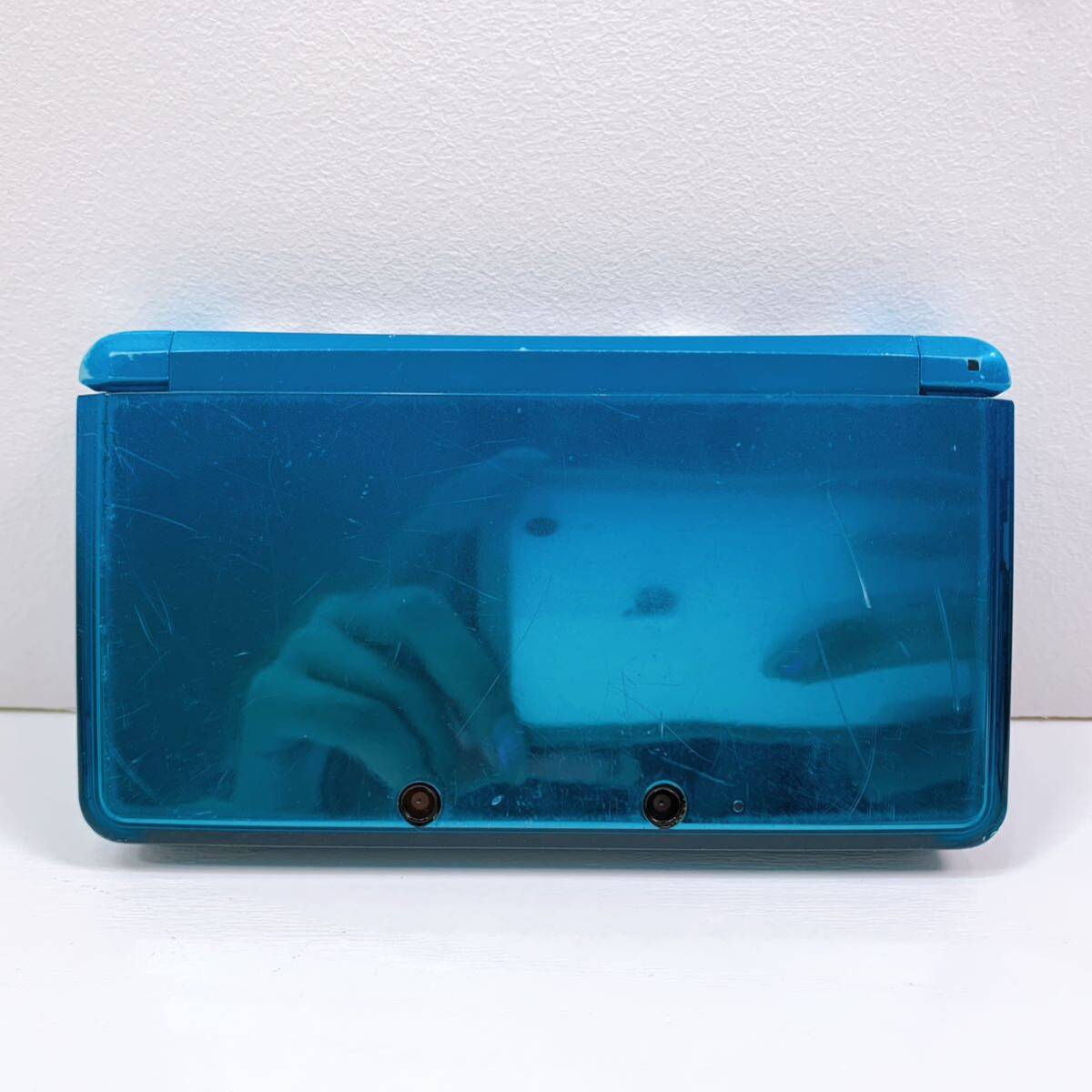 153[ used ]Nintendo 3DS body CTR-001 aqua blue Nintendo 3DS touch pen none nintendo game the first period . ending Junk present condition goods 