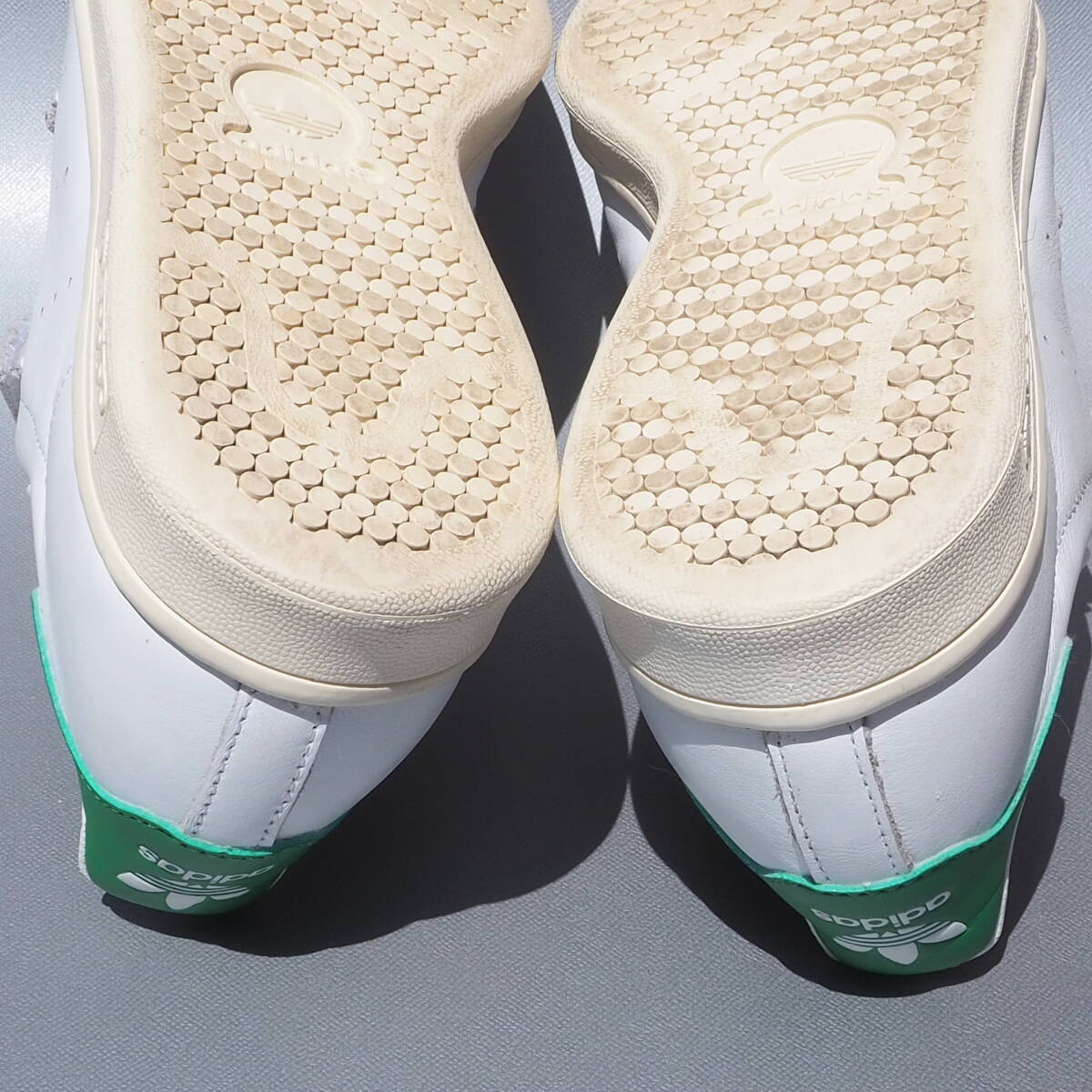  красивая вещь !! 2016 год выпуска  US8 / 26cm adidas originals FAST  белый ｘ зеленый   кожа  ...  липучка   Натуральная кожа 