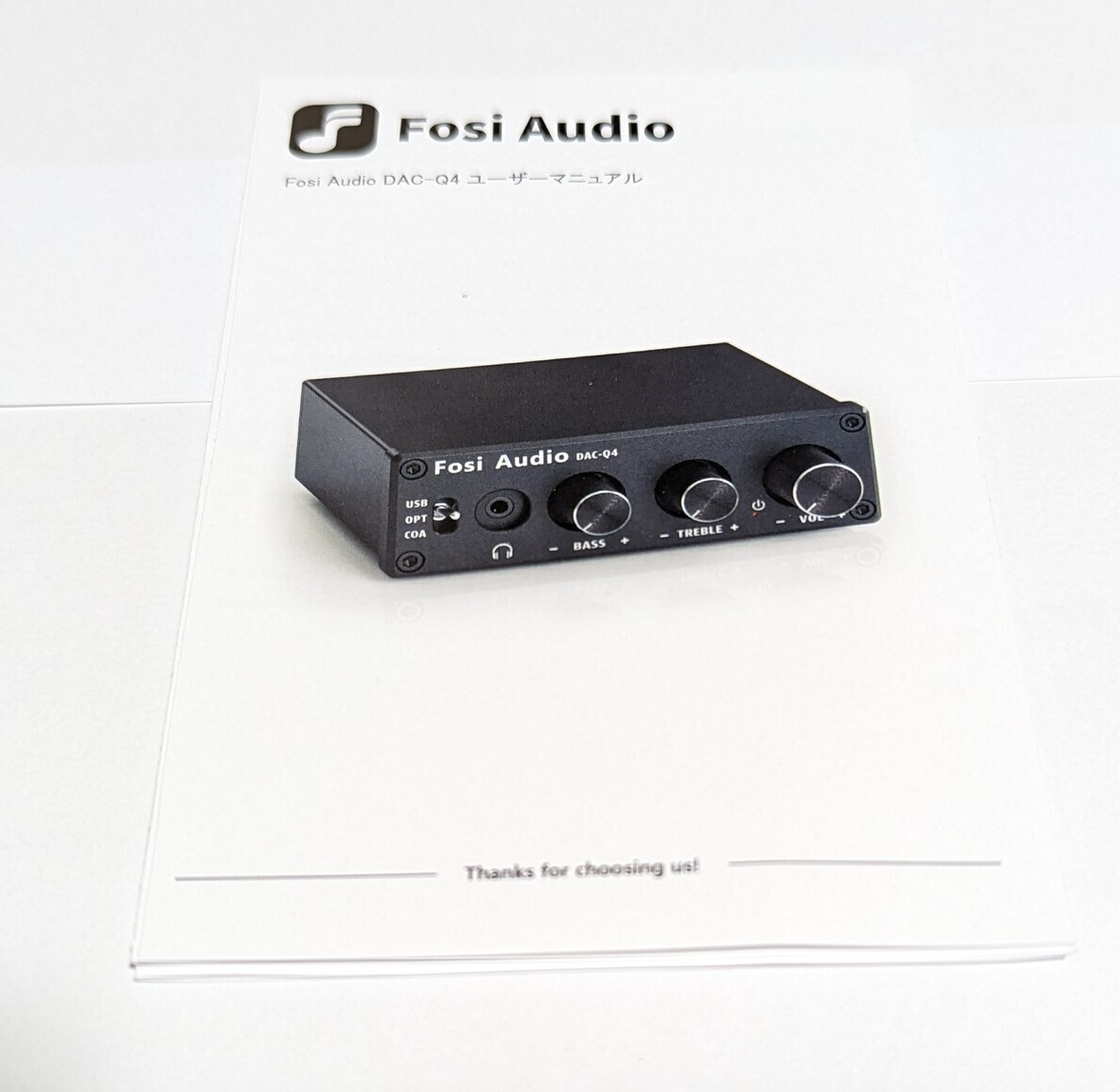Fosi Audio Q4 DAC ヘッドフォンアンプ_画像5