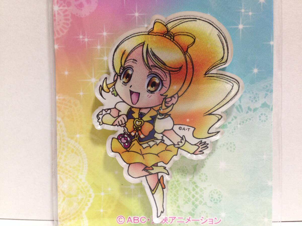 キュアハニー マグネット まんが SDプリキュアオールスターズ プリキュア プリティストア 限定_プリントミスで線が二重になっています。