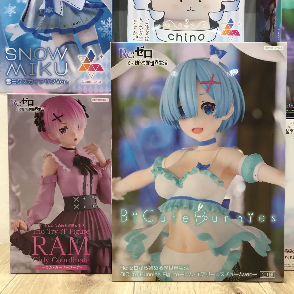 079 J / 1 jpy ~ beautiful young lady prize figure ... Magi kali Zero ... . Hatsune Miku Is the order a rabbit etc. set used unopened [ including in a package un- possible ]