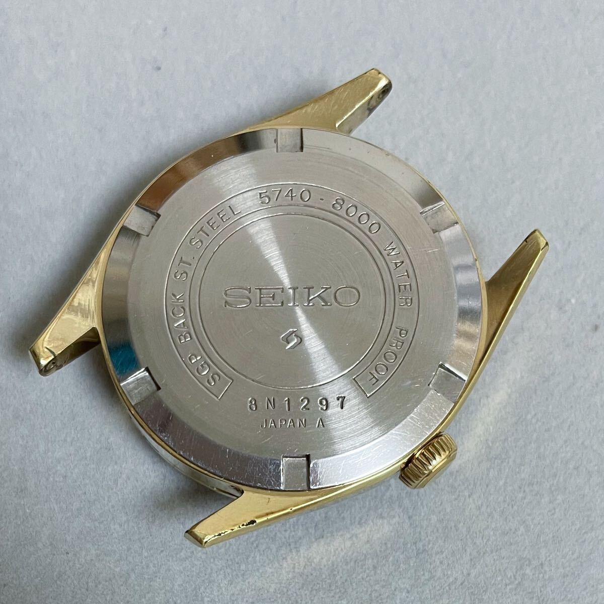 セイコー ロードマーベル 36000 全数字 アラビア プレス文字盤 絹目 ゴールド SGP稼働品 SEIKO LORD MARVEL 諏訪精工舎 5740-8000 5740C_画像3