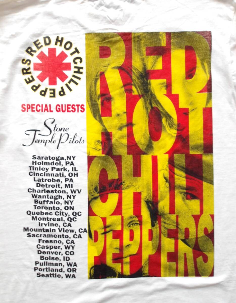 90's ヴィンテージ デッドストック レッチリ カリフォルニケイション 1999 USA ツアー L/S Tシャツ VINTAGE RED HOT CHILI PEPPERS STPの画像6