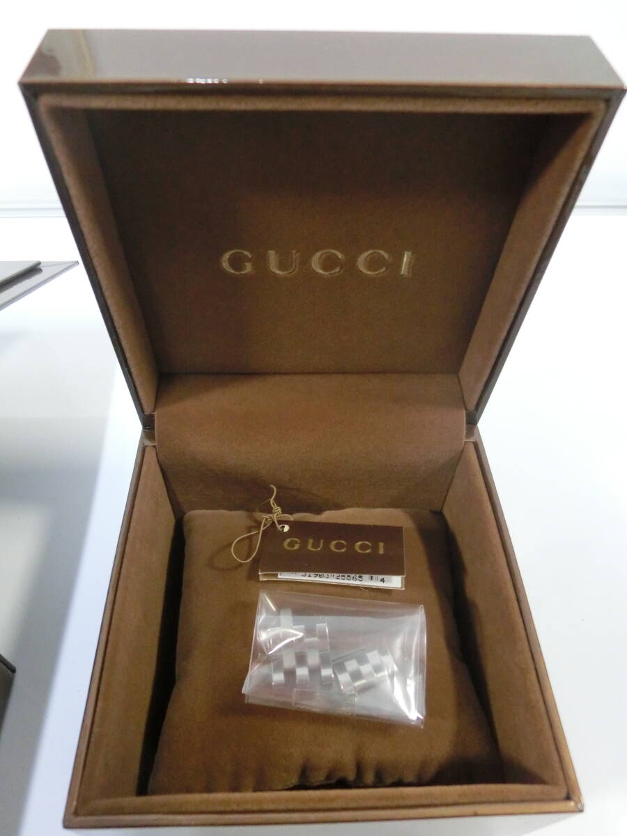 ♪♪【6E20⑧i】GUCCI グッチ 時計ケース＆コマ 空箱 ブラウン ユニセックス 雑貨　中古♪♪_画像3