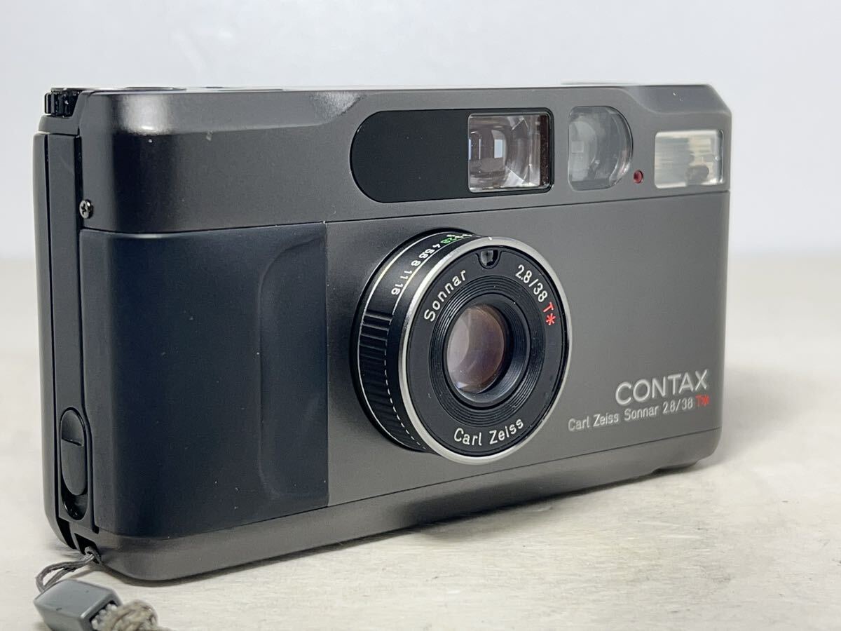 CONTAX コンタックス T2 チタンブラックCarl Zeiss Sonnar 38mm F2.8 T* コンパクト フィルムカメラ 即決送料無料_画像7