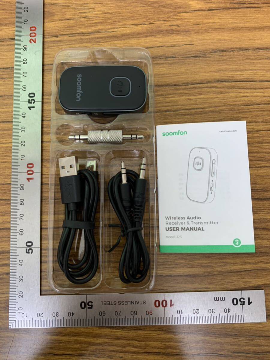 [ breaking the seal only ]SOOMFON* Aux Bluetooth 5.4 transmitter - SOOMFON Bluetooth transmitter receiver one pcs two position 3.5mm