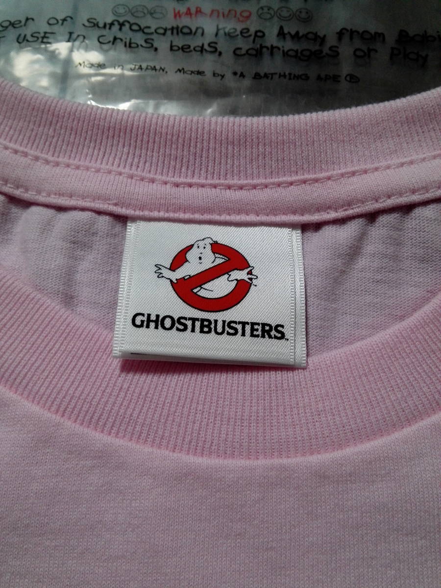 A BATHING APE BAPE GHOSTBUSTERS コラボレーション Tシャツ BAPE レディース XS ア ベイシング エイプ ゴーストバスターズ サークルマイロ_画像4