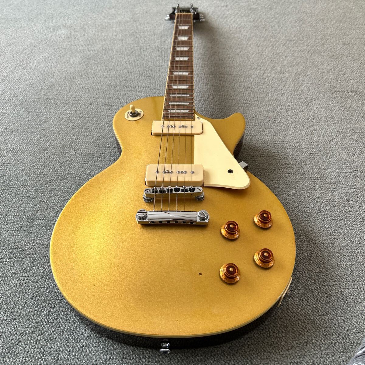 epiphone by Gibson Les Paul standard 1956 GOLD TOP エピフォン　ギブソン　レスポール　スタンダード　ジャンク扱い lespaul 56 _画像2