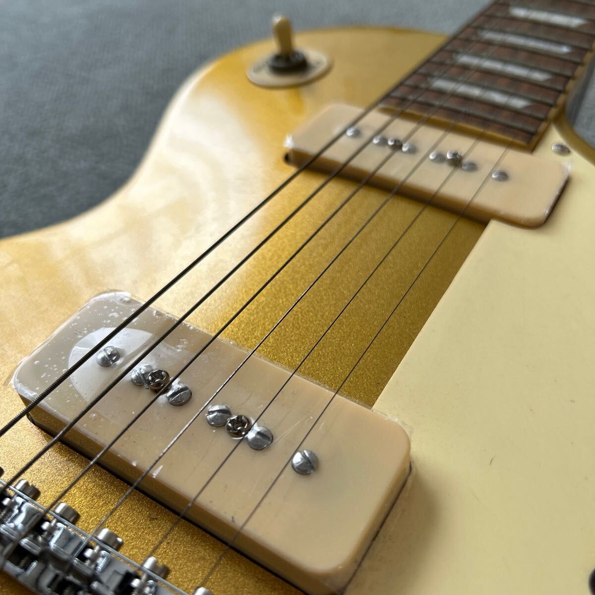 epiphone by Gibson Les Paul standard 1956 GOLD TOP エピフォン　ギブソン　レスポール　スタンダード　ジャンク扱い lespaul 56 _画像3