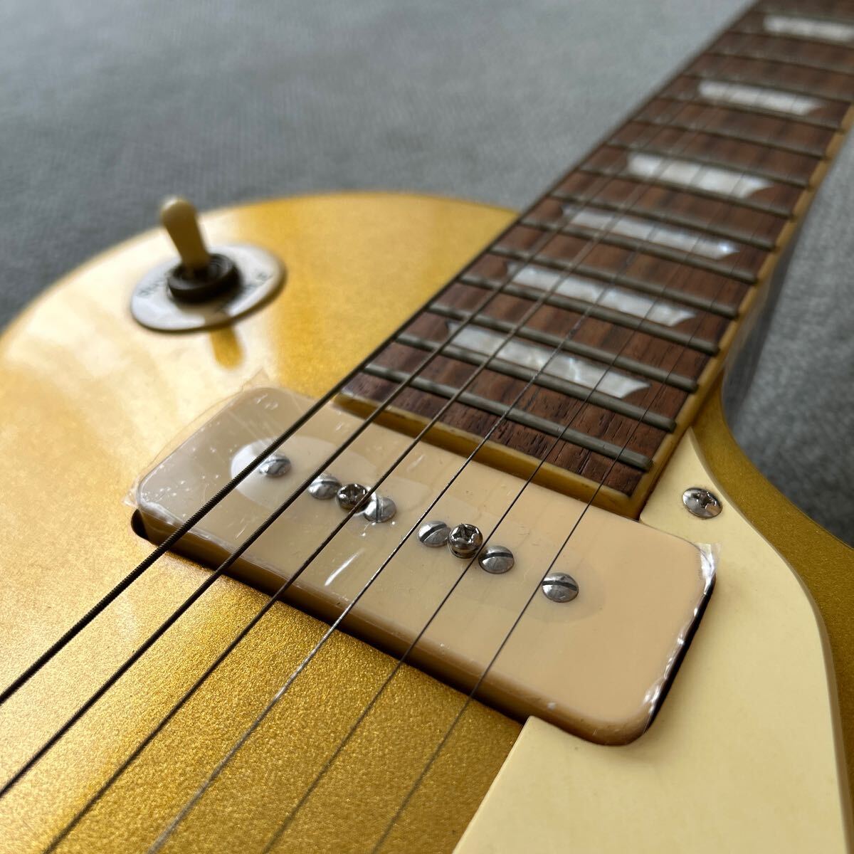 epiphone by Gibson Les Paul standard 1956 GOLD TOP エピフォン　ギブソン　レスポール　スタンダード　ジャンク扱い lespaul 56 _画像4