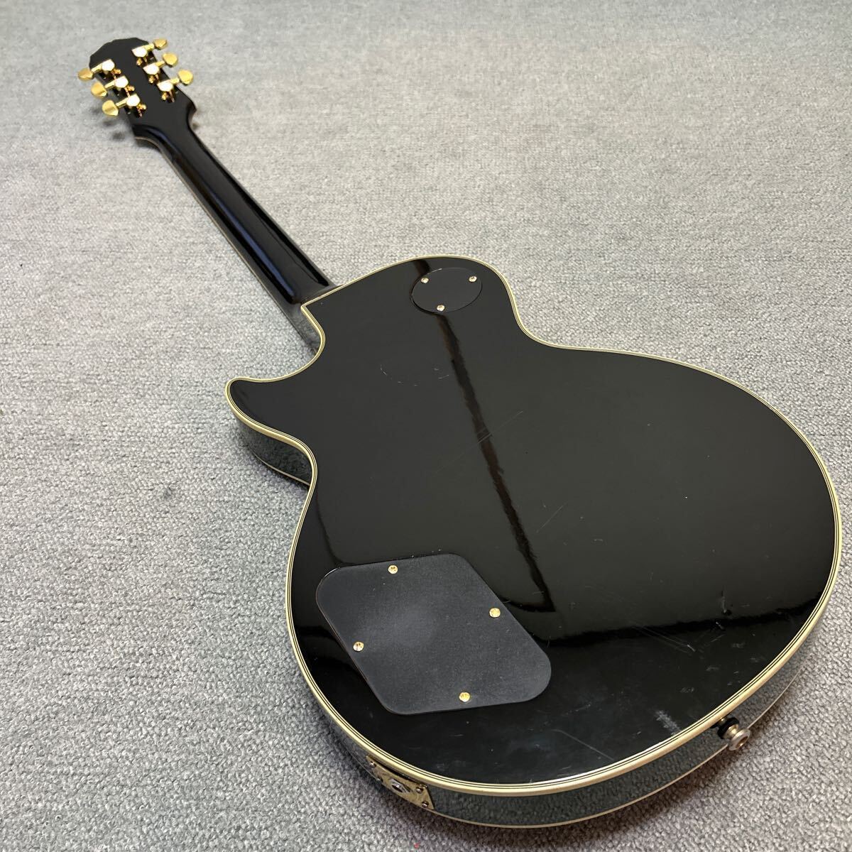 epiphone by Gibson Les Paul CUSTOM BLK BEAUTY エピフォン　ギブソン　レスポール カスタム　ジャンク扱い lespaul ブラック_画像6