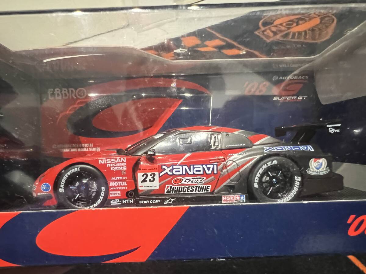 EBBRO SUPER GT GT500 NISMO GT-R 3台セット　XANAVI 　XANAVI-FUJI　MOTUL 　R35 GT-R　エブロ 1/43_画像1