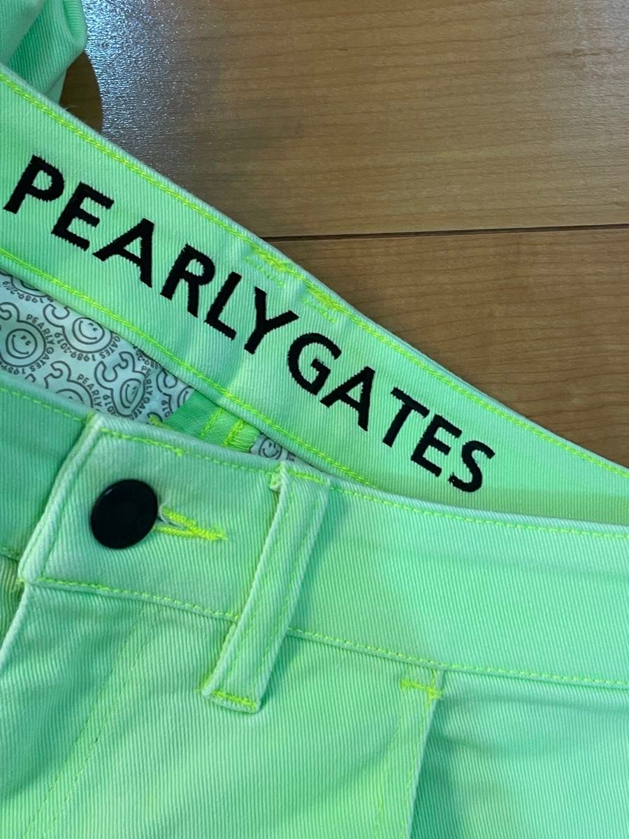 訳あり　Pearly Gates パーリーゲイツ　パンツ　蛍光色　レディース GOLF PANTS