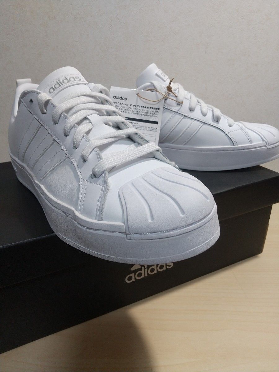 ☆新品☆ adidas (アディダス) STREETCHECK M (ストリートチェック) スニーカー ホワイト 25cm