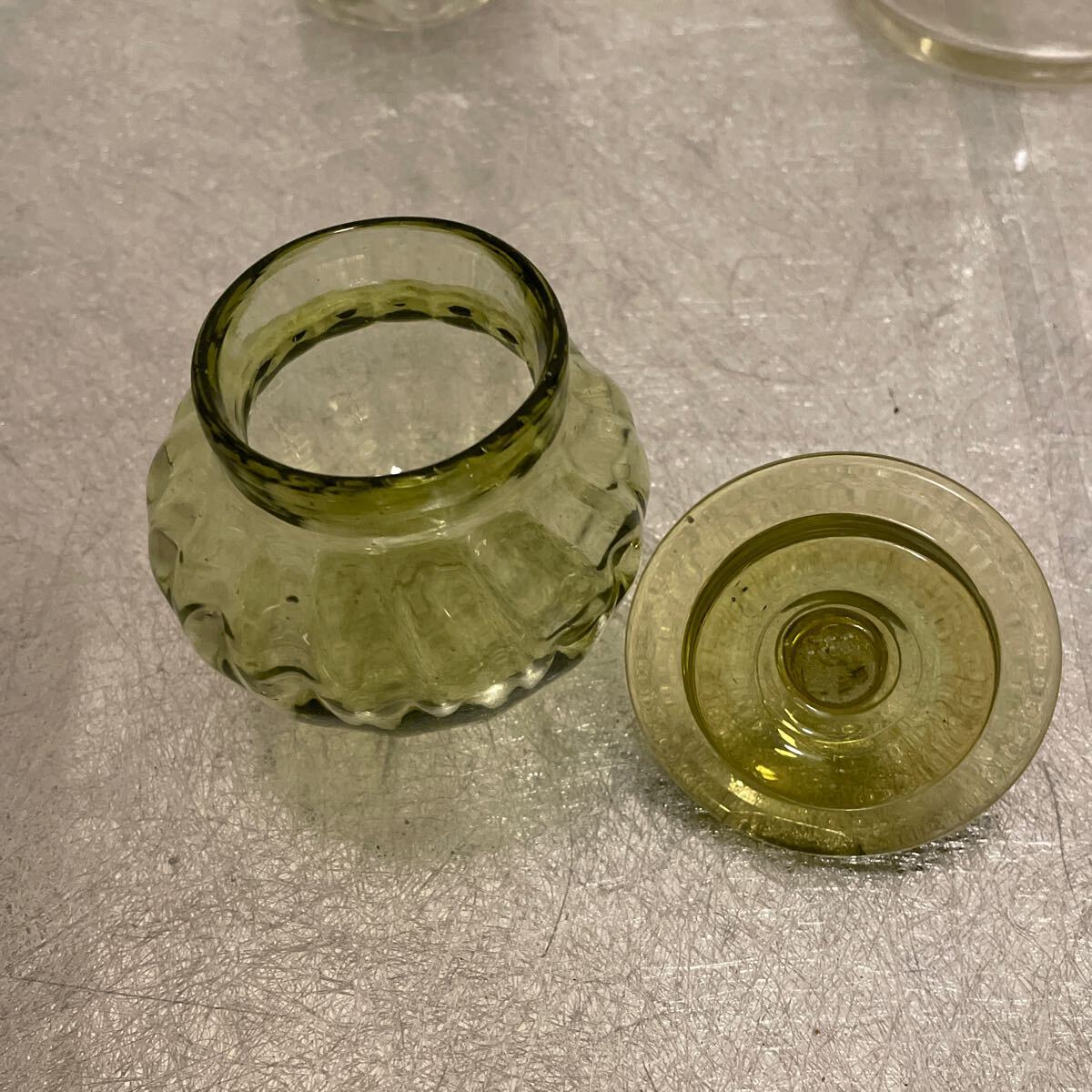 グラス 倉敷ガラス　ガラス工芸　キャンディポット　花瓶ビアジョッキ _画像9
