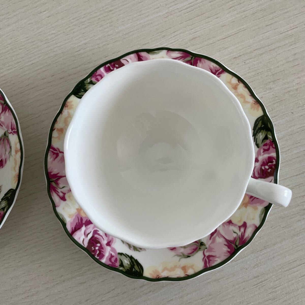 ソーサー カップ ティーカップ 2客　BONE CHINA NARUMI_画像6