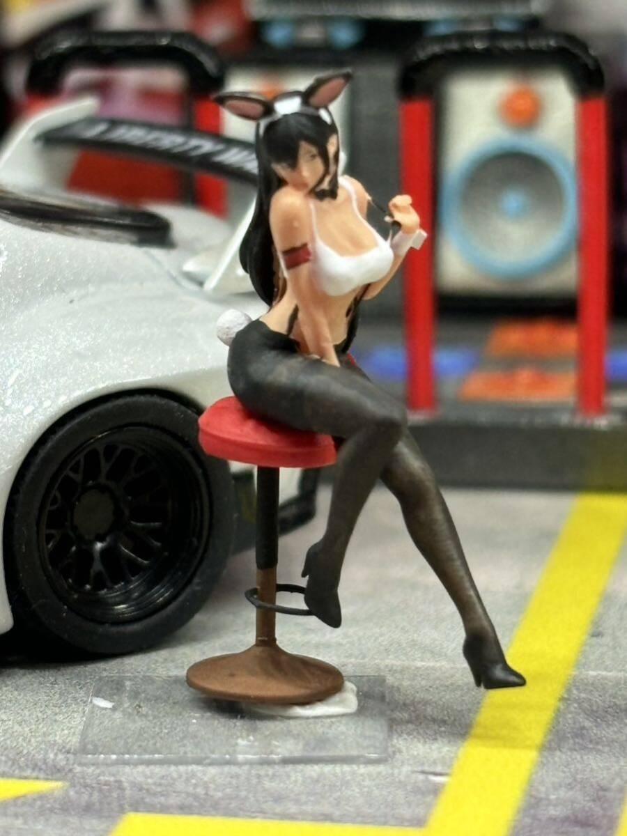 1/64 スケール　ジオラマ　バニーガール　椅子　2点セット　セクシー　フィギュア　日本未発売　限定一体　Hot Wheels 精密塗装_画像8