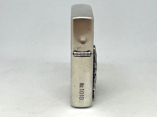 ZIPPO ジッポー ライター 1997年製 DEVIL MAN デビルマン サイドシリアル 3面加工 リミテッドエディション 特別限定品 メタル貼り_画像3