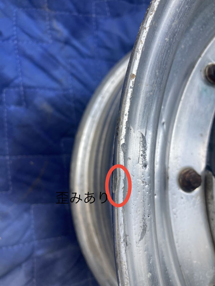 旧車 深リム Goodyear Viva| グッドイヤー 14インチ6JOFF12/PCD114.3-5H/ハブ68mmキ ズ汚れあり歪みありクラックありません2本_画像4