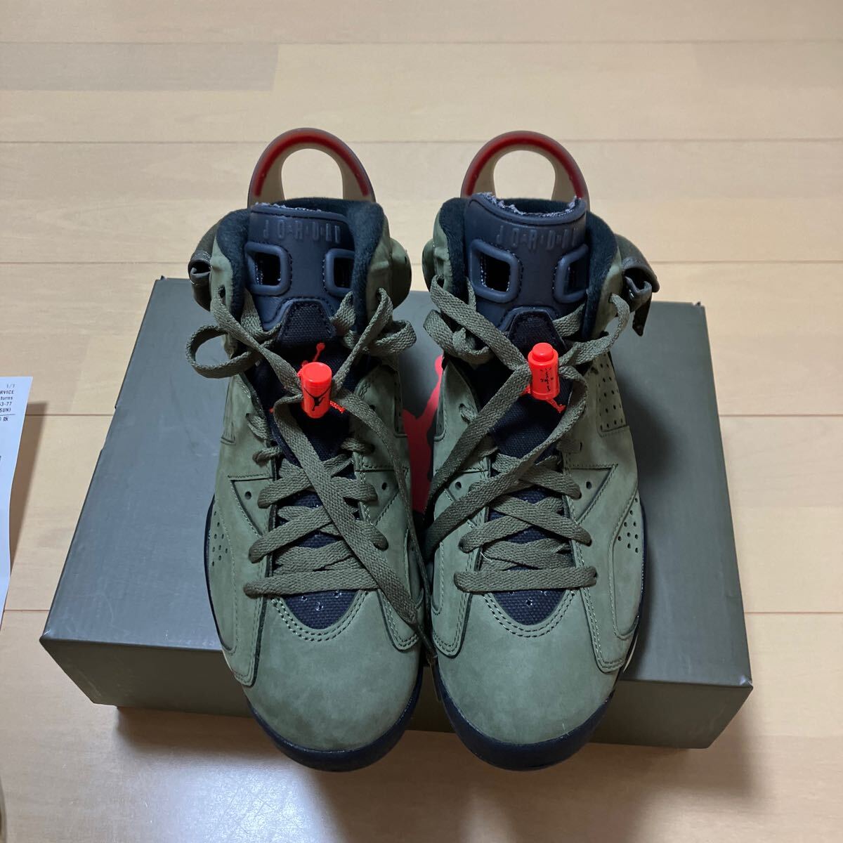 nike travis scott air jordan 6 25.0センチの画像4