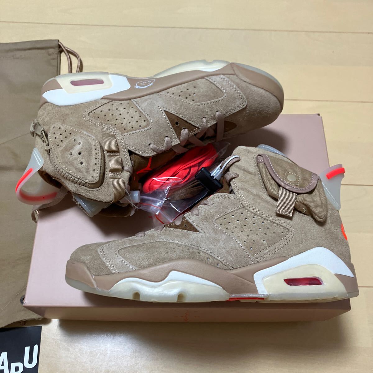 nike travis scott air jordan 6 25.0センチ ②の画像2