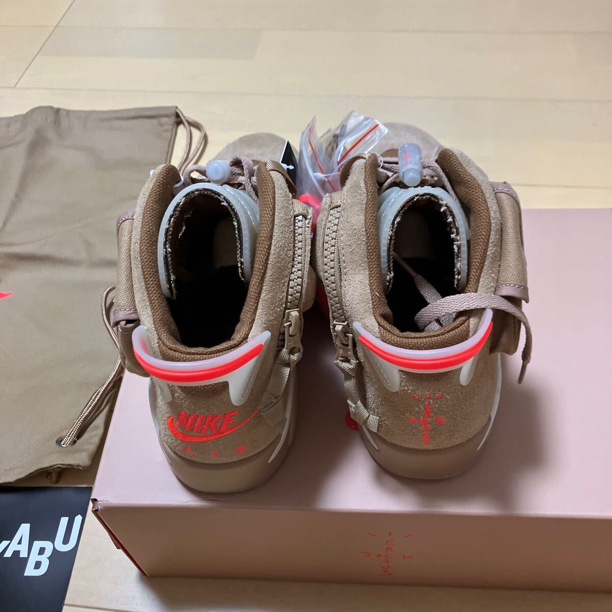 nike travis scott air jordan 6 25.0センチ ②の画像6