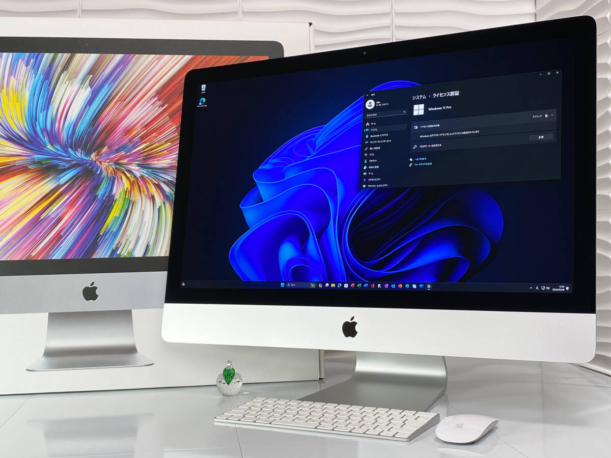 【大容量ストレージ 】美品 iMac Retina 5K 2019/27インチCore i5 AMD Radeon Pro 570X/SSD2TB/HDD2TB搭載。の画像6