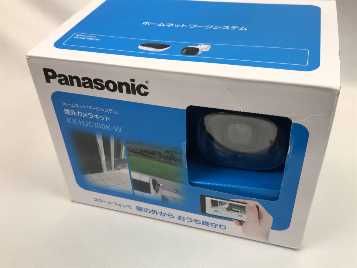 * unused goods *Panasonic Panasonic outdoors camera kit Home network system * security camera *KX-HJC100K-W*