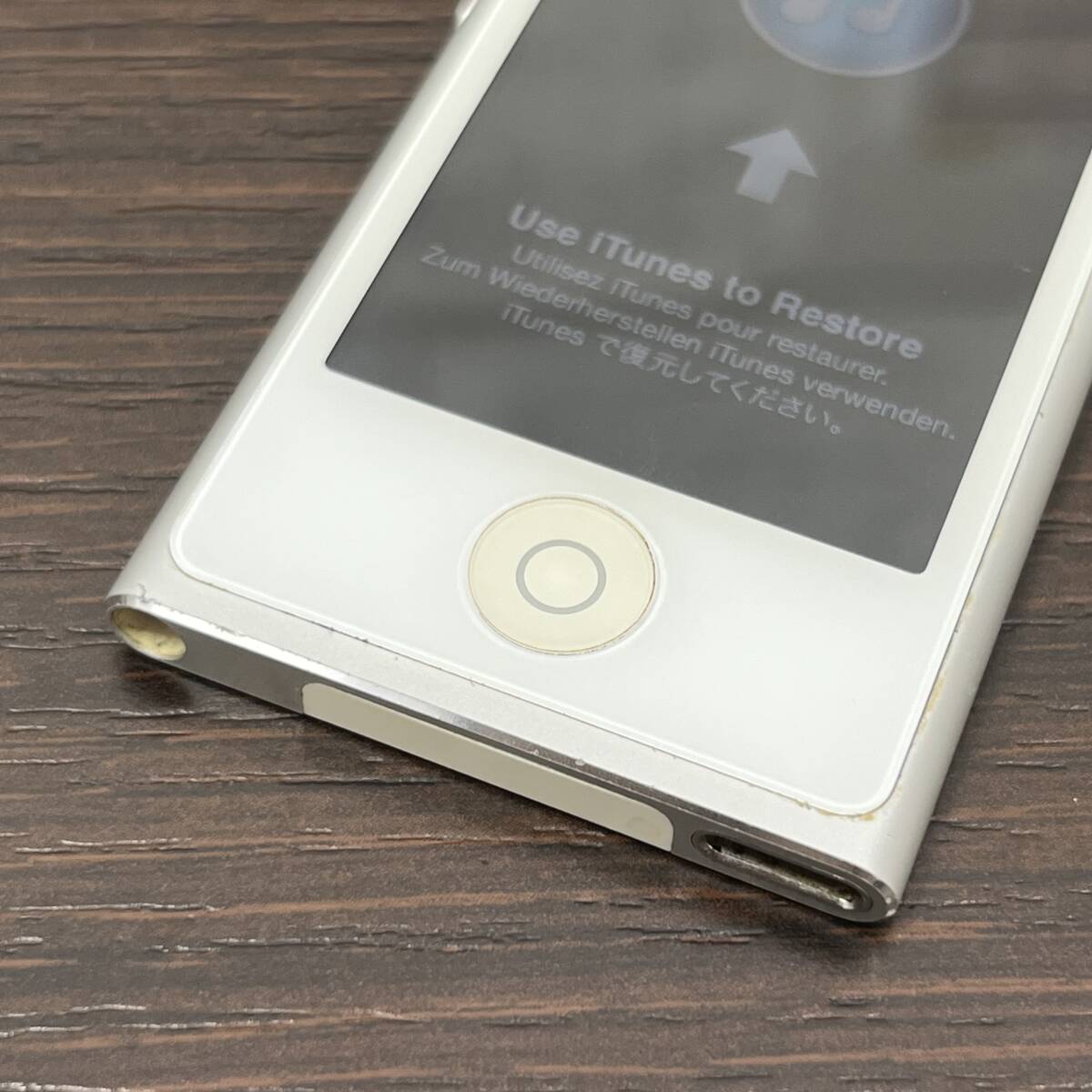【5188】iPod nano 第7世代 A1446 シルバー ジャンクの画像4