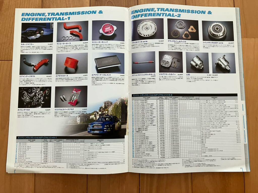  Subaru Impreza для STI спорт каталог 2002.1~ STI SPORT PARTS CATALOGUE2002.1~
