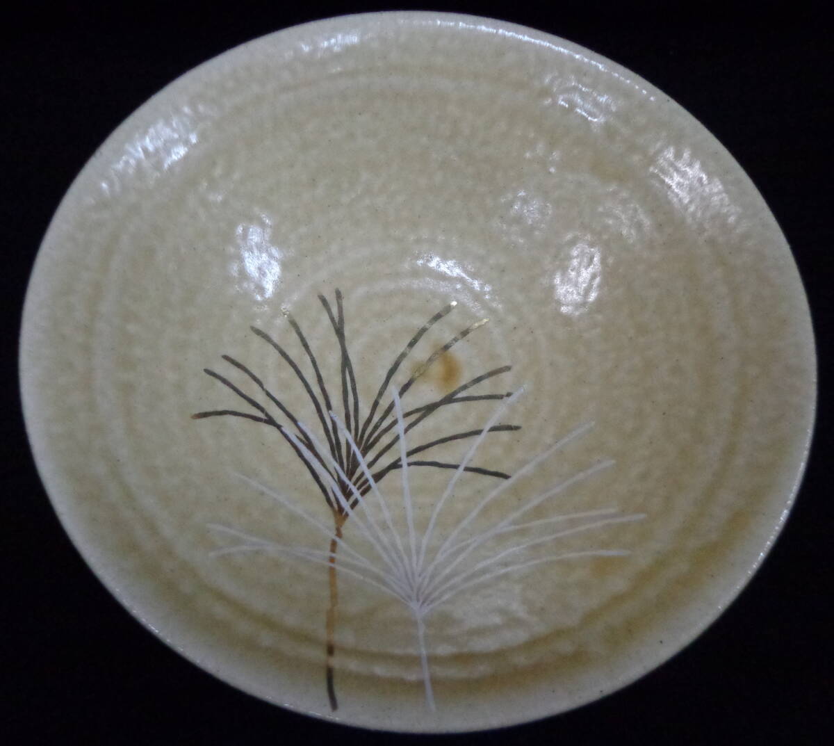 長期自宅保管品　未使用　金彩草花　平鉢　5客　口径15.5ｃｍ×高さ4.8ｃｍ_画像3