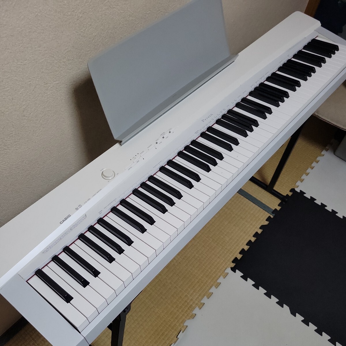 CACIO カシオ Privia PX-135 電子ピアノ 88鍵盤 フットペダル付き 動作良子 の画像2