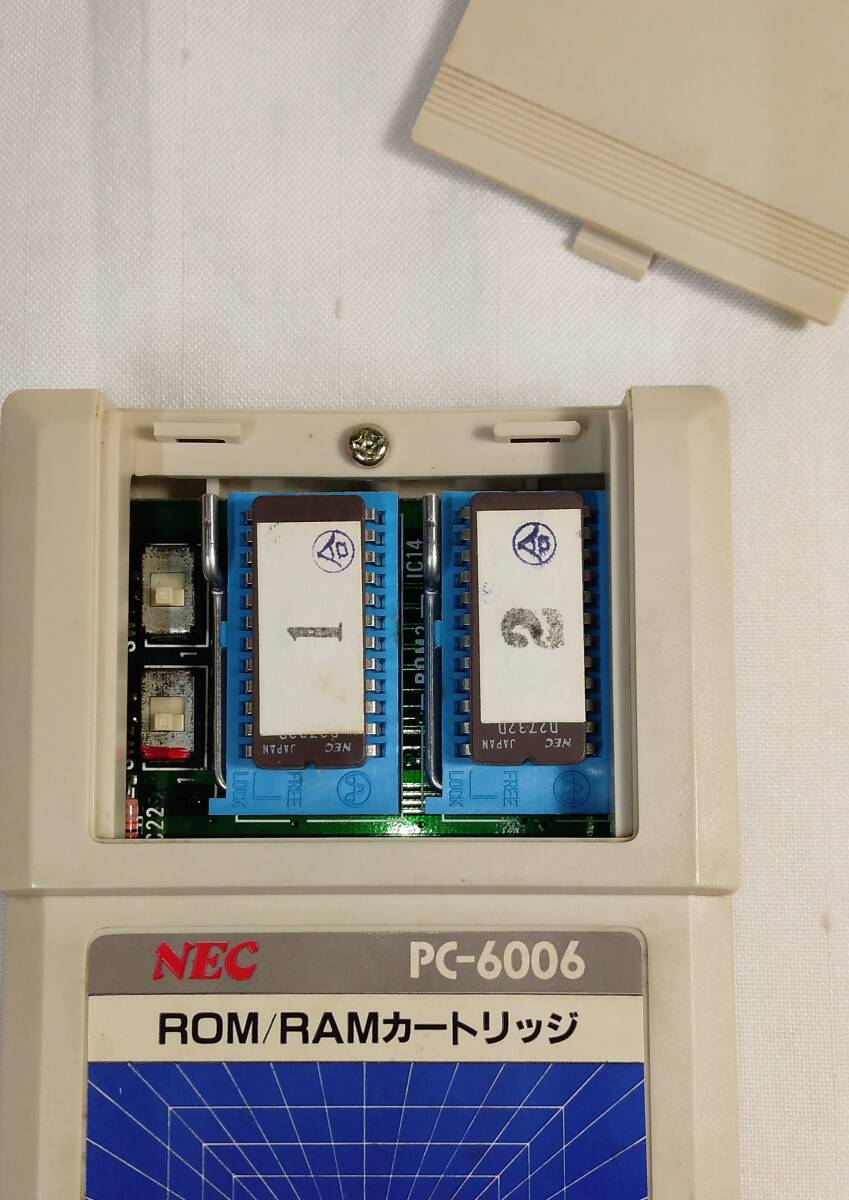 NEC PC-6006 (PC-6001 for ROM/RAM cartridge )