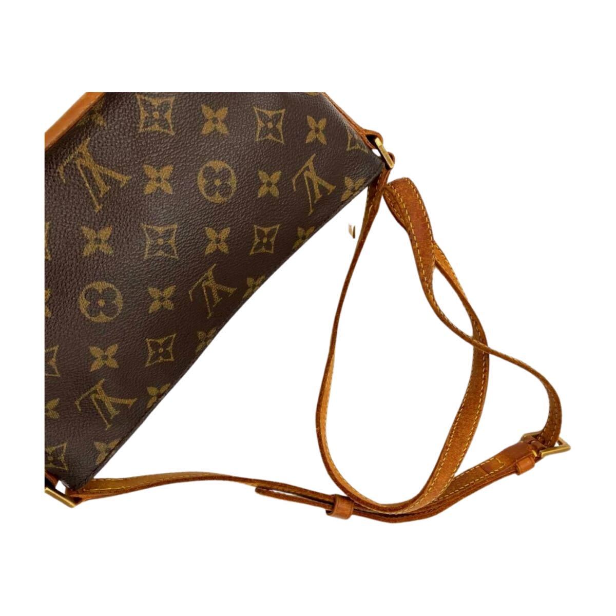 【鑑定済】 美品● LOUIS VUITTON ルイヴィトン モノグラム トロター ショルダーバッグ アクセサリーポーチ 斜め掛け 肩掛け ポシェット_画像2