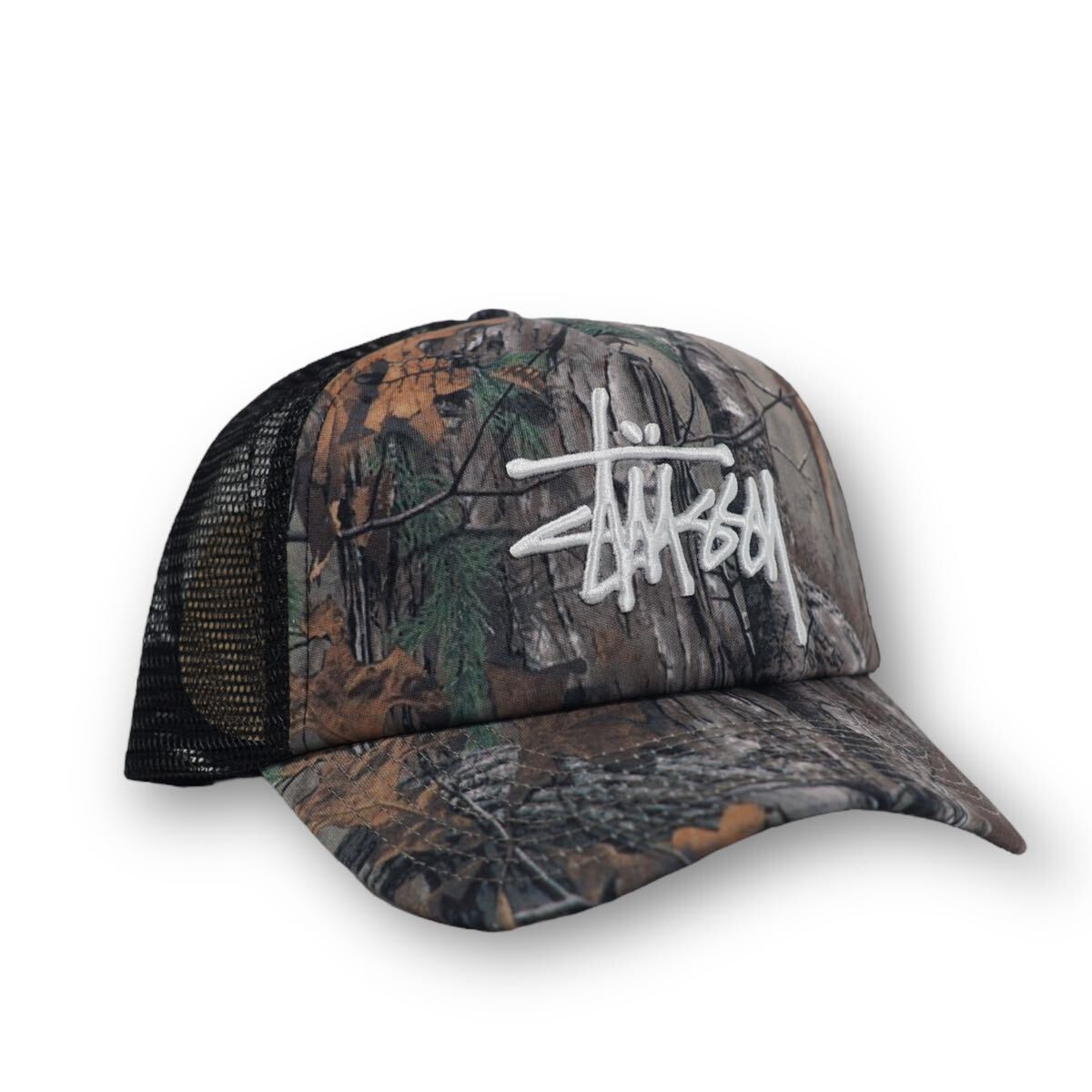 【日本未発売】STUSSY Real Tree Trucker Cap キャップ　ステューシー　リアルツリー　トラッカーキャップ　カモフラ　迷彩