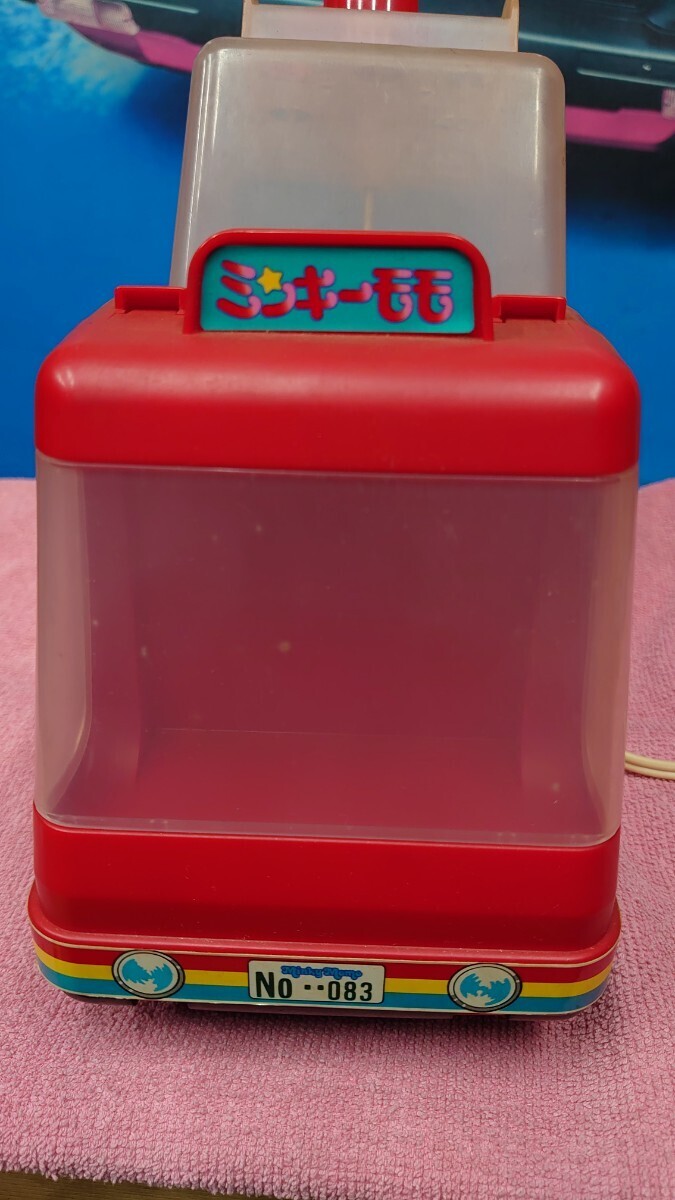 ジャンク品 壊れたおもちゃ プラ製 ミンキーモモ ポンポンポップカー（検索 昭和 レトロ アンティーク オブジェ ビィンテージ 当時物_画像8