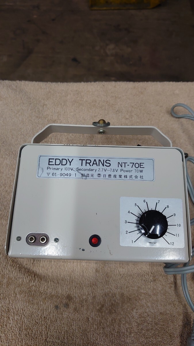 日豊産業株式会社 EDDY TRANS NT-70E 理容 ヘアアイロン トランスコントローラー_画像2