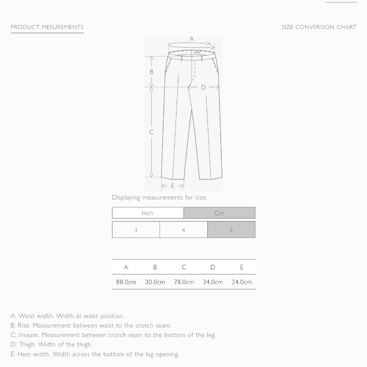 AURALEE オーラリー 24SS WASHED HARD TWIST CANVAS PANTS SIZE 5 A24SP03OC キャンバス パンツの画像4