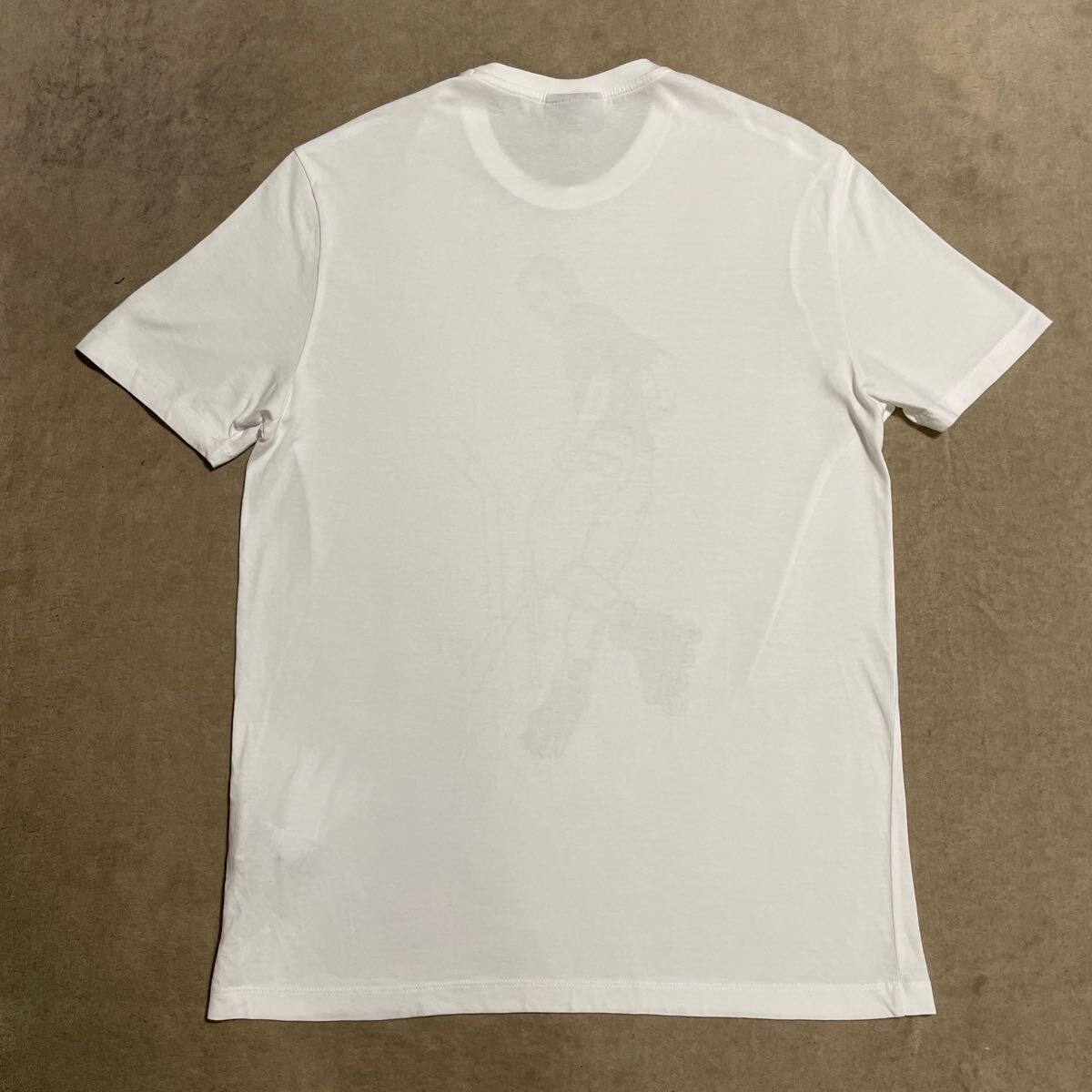 エンポリオアルマーニ ■ 良品！スケータープリント半袖Tシャツ Lサイズ　EMPORIO ARMANI 大き目_画像7