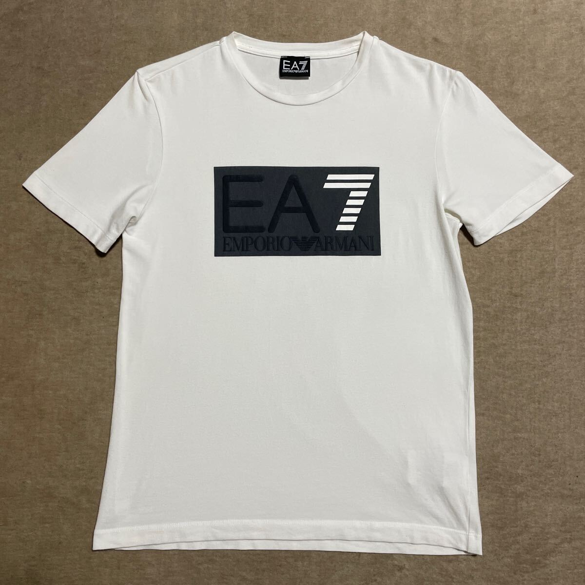 エンポリオアルマーニ ■ EA7ボックスロゴ！半袖Tシャツ Sサイズ　EMPORIO ARMANI _画像1