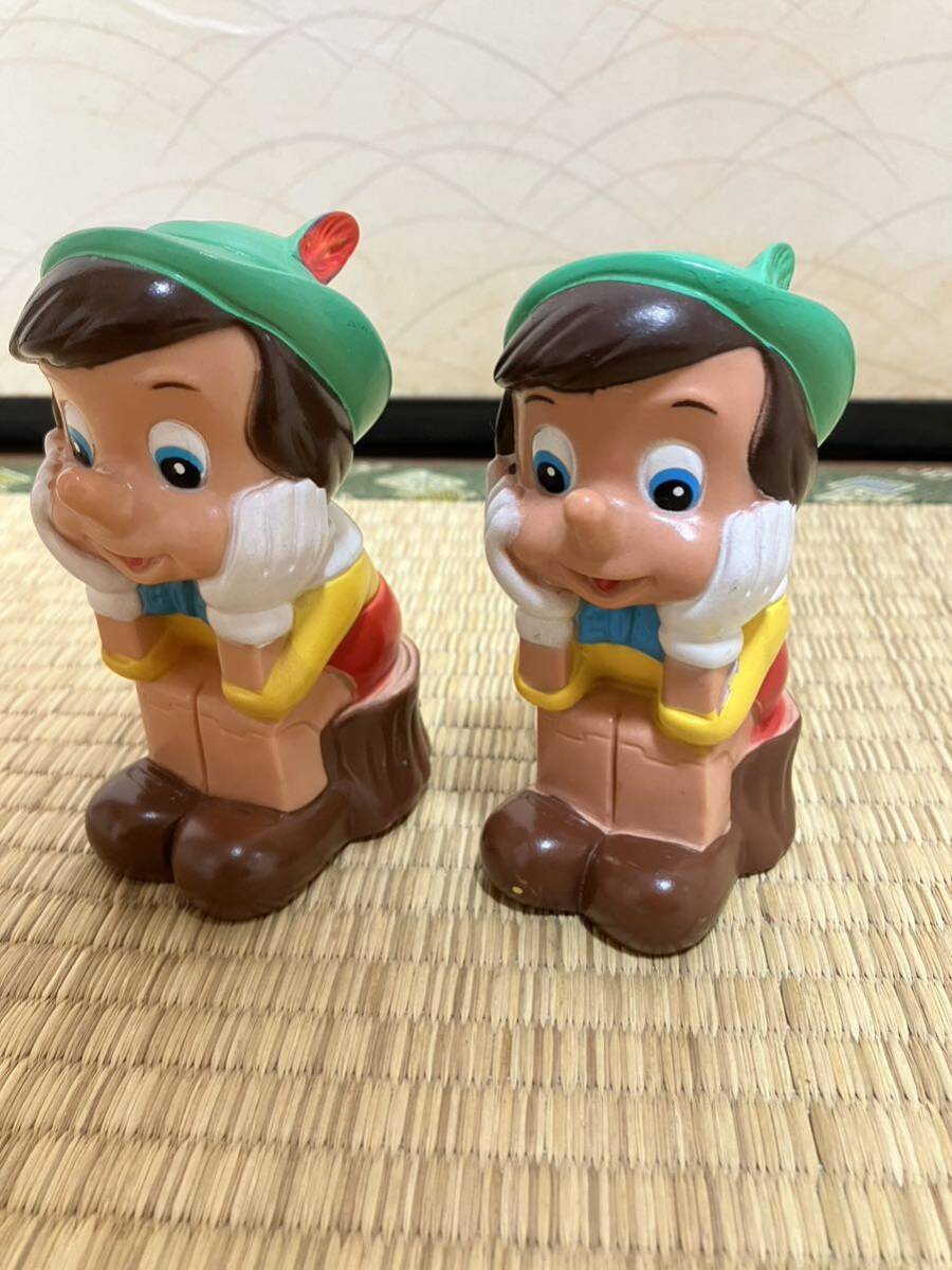  Showa Retro подлинная вещь Pinocchio копилка украшение есть перевод 