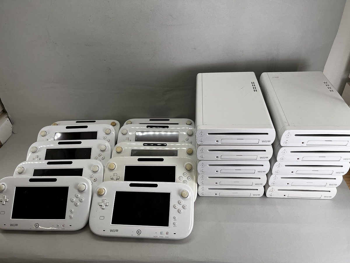 品良く着こなすため WiiU 任天堂 ジャンク 本体・ゲームパッド 白 各10点まとめて Wii U本体