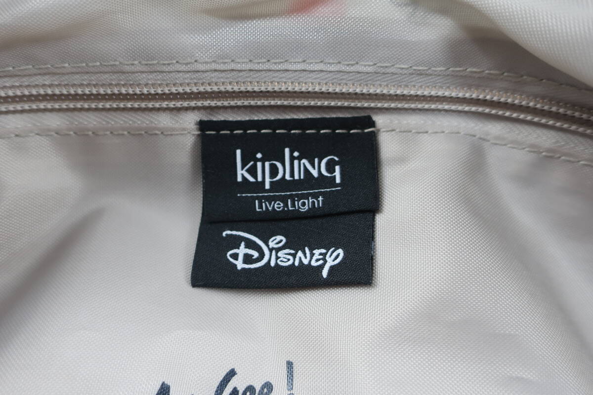 【送900円】　715　KiplinG×Disney　キプリング×ディズニー　2way　ショルダーバッグ/ハンドバッグ　総柄　ミッキーマウス　ナイロン地_画像8