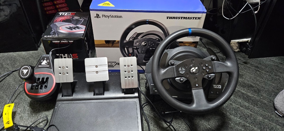 スラストマスター T300RS GTエディション TH8S シフター セット GT Thrustmaster Logicool T300RS ハンコン_画像1